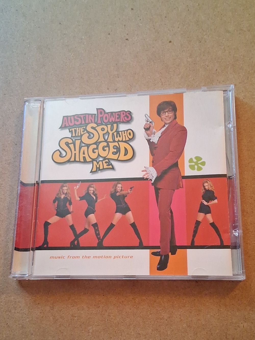 Austin Powers: The Spy Who Shagged Me Soundtrack CD - Red & White Cover